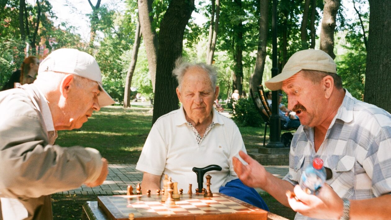 men playing chess